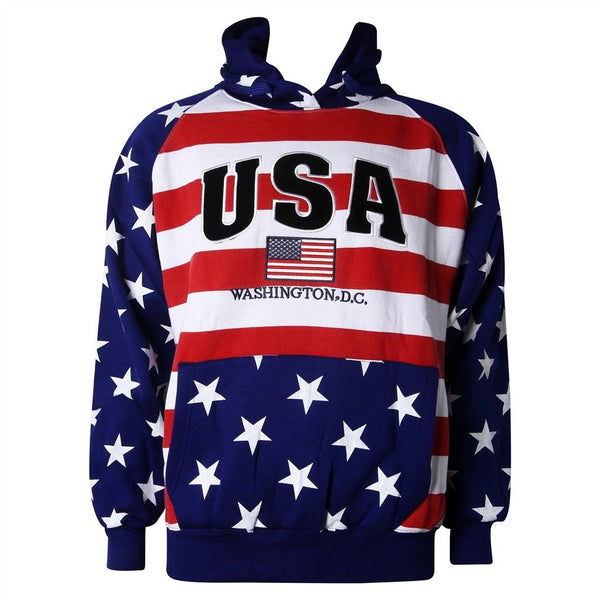 Washington DC USA American Flag Sweatshirt
