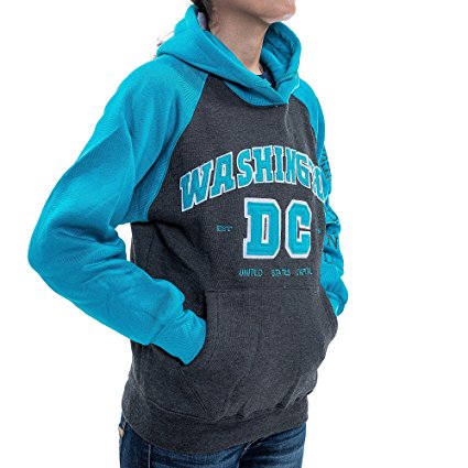 Washington DC Two Toned Gray and Blue Sweatshirt