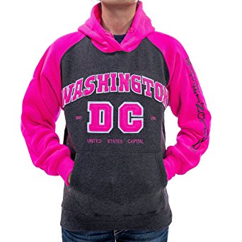 Washington DC Two Toned Gray and Pink Sweatshirt